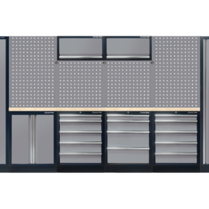 Mobilier d'atelier complet gris