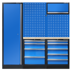 Demi mobilier d'atelier option droite - bleu