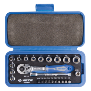 Coffret cliquet 1/4" douilles embouts