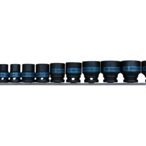 Jeu de 11 douilles 1/2" à chocs 10-11-13-17-19-22-24-27-29-30-32mm