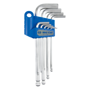 Jeu de 9 clés mâles tête sphérique 1.5-10mm  version longue PSA-Renau