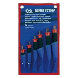 Jeu de 6 chasse-goupilles gainés 2-3-4-5-6-8mm finition brunie