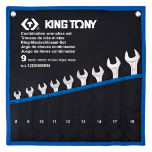 Trousse de 9 clés mixtes légères 8:14-17-19mm