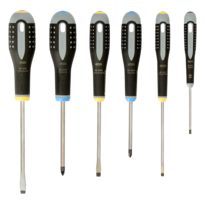 JEU DE 6 TOURNEVIS ERGO PZ ET FENTE