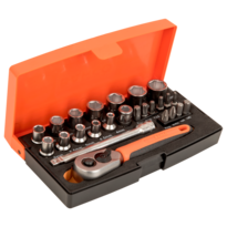 COFFRET DE DOUILLES 1/4'' 25 PCES