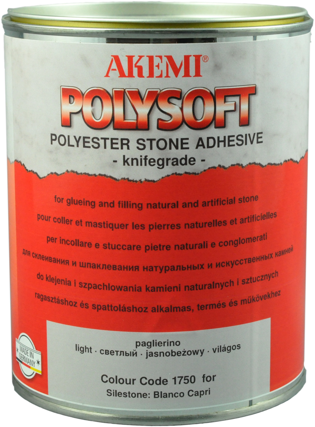 AKEMI - POLYSOFT EPAIS TRANSPARENT - BOITE 1 L