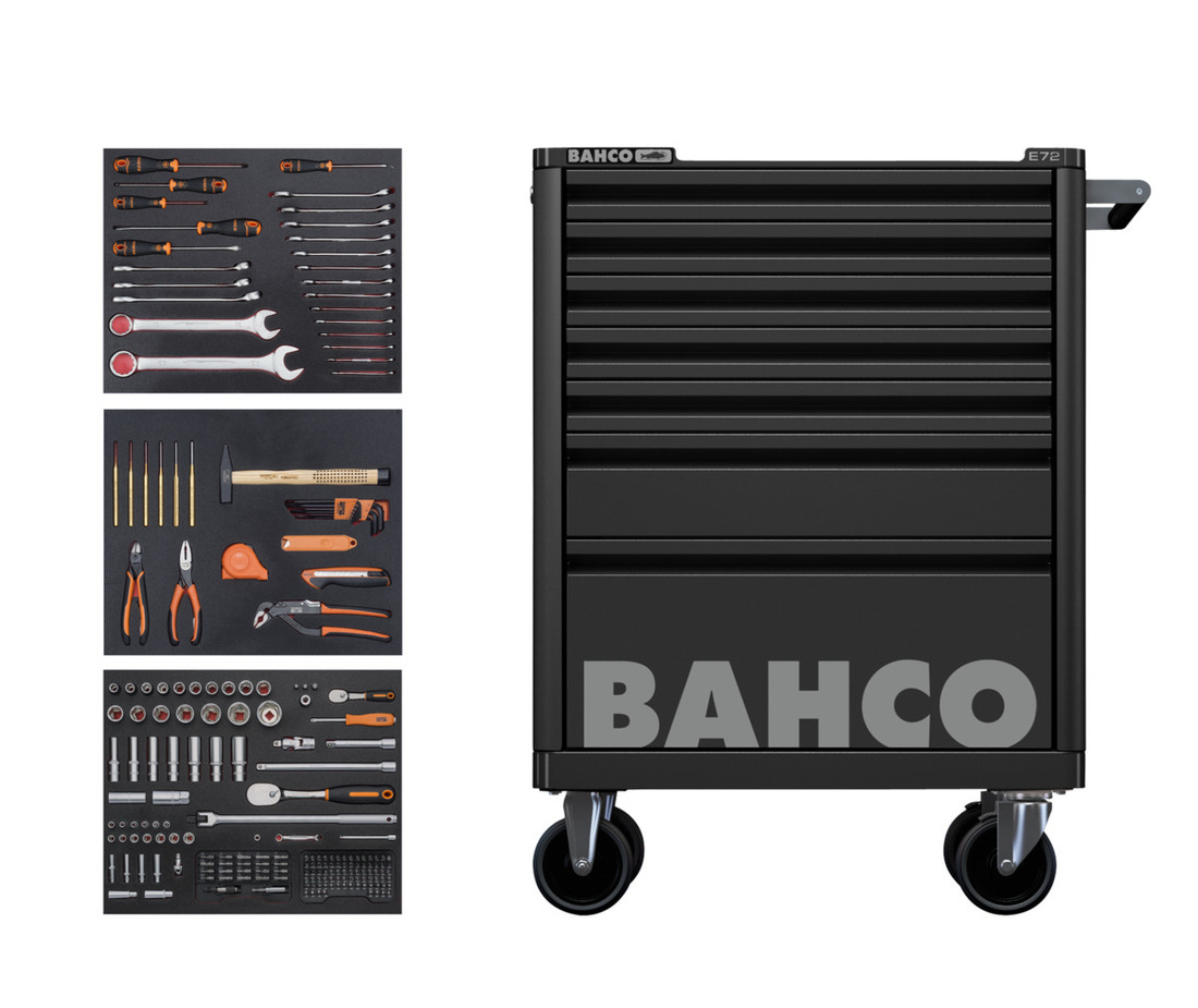 SERVANTE COMPLÈTE 216 OUTILS - 7 TIROIRS – Image 2